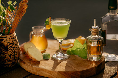 Cóctel de Té Verde - Golpe