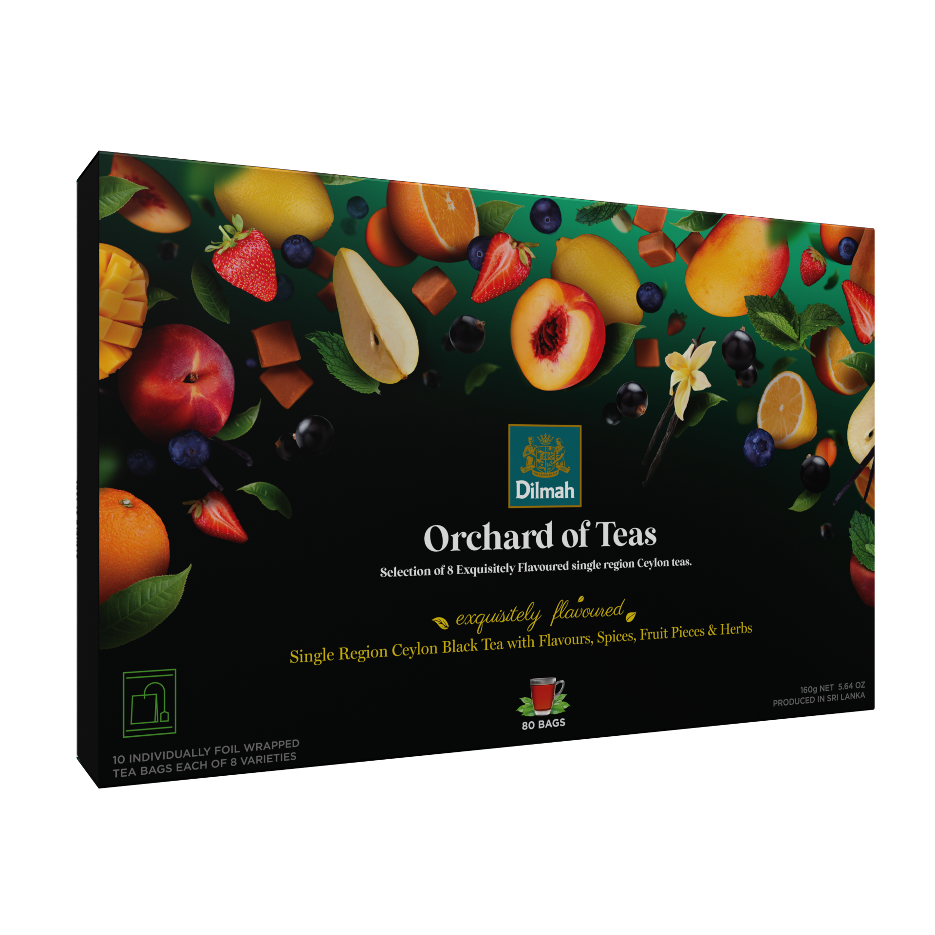 80 Bolsitas Gift Té Surtido Saborizado Dilmah