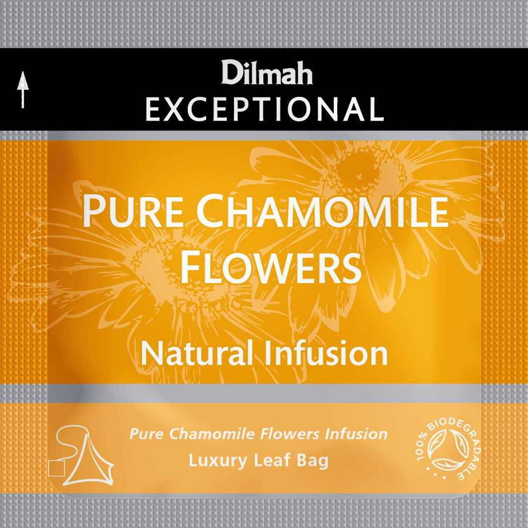 Dilmah Exceptional infusión de manzanilla premium en hojas y flores naturales