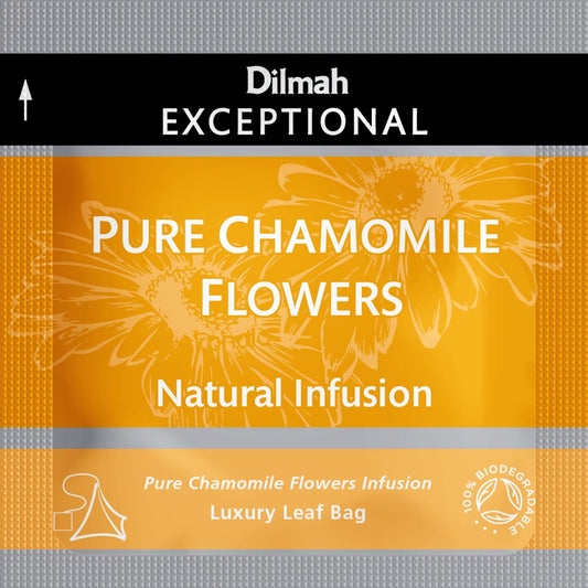 Dilmah Exceptional infusión de manzanilla premium en hojas y flores naturales