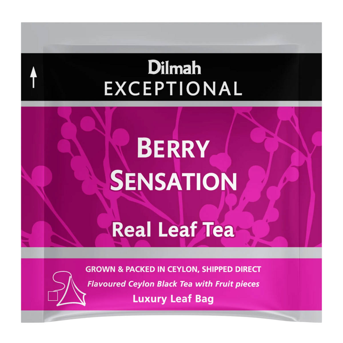 50 Pirámides Te Negro Berry Exceptional Dilmah