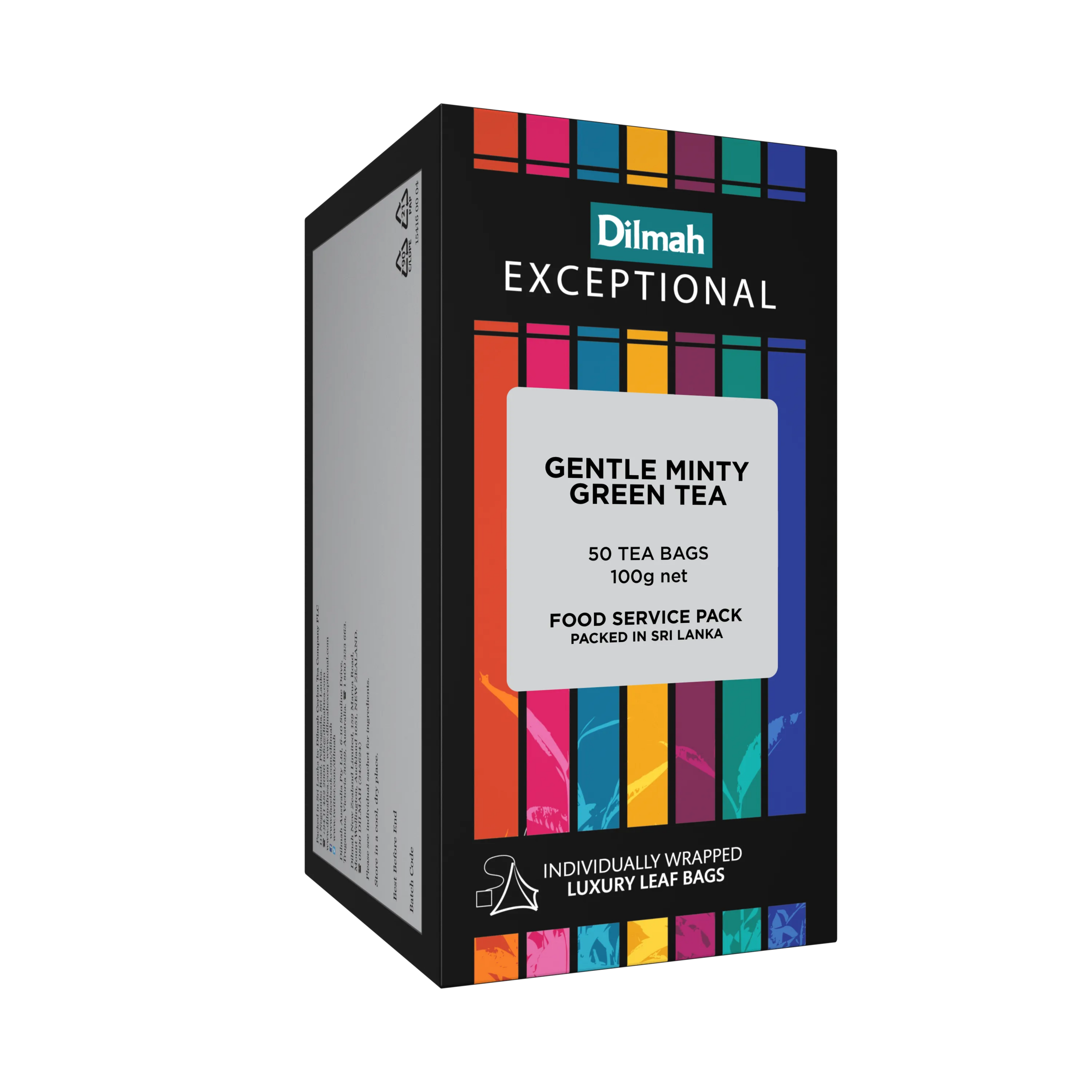 50 Pirámides Te Verde Menta Exceptional Dilmah
