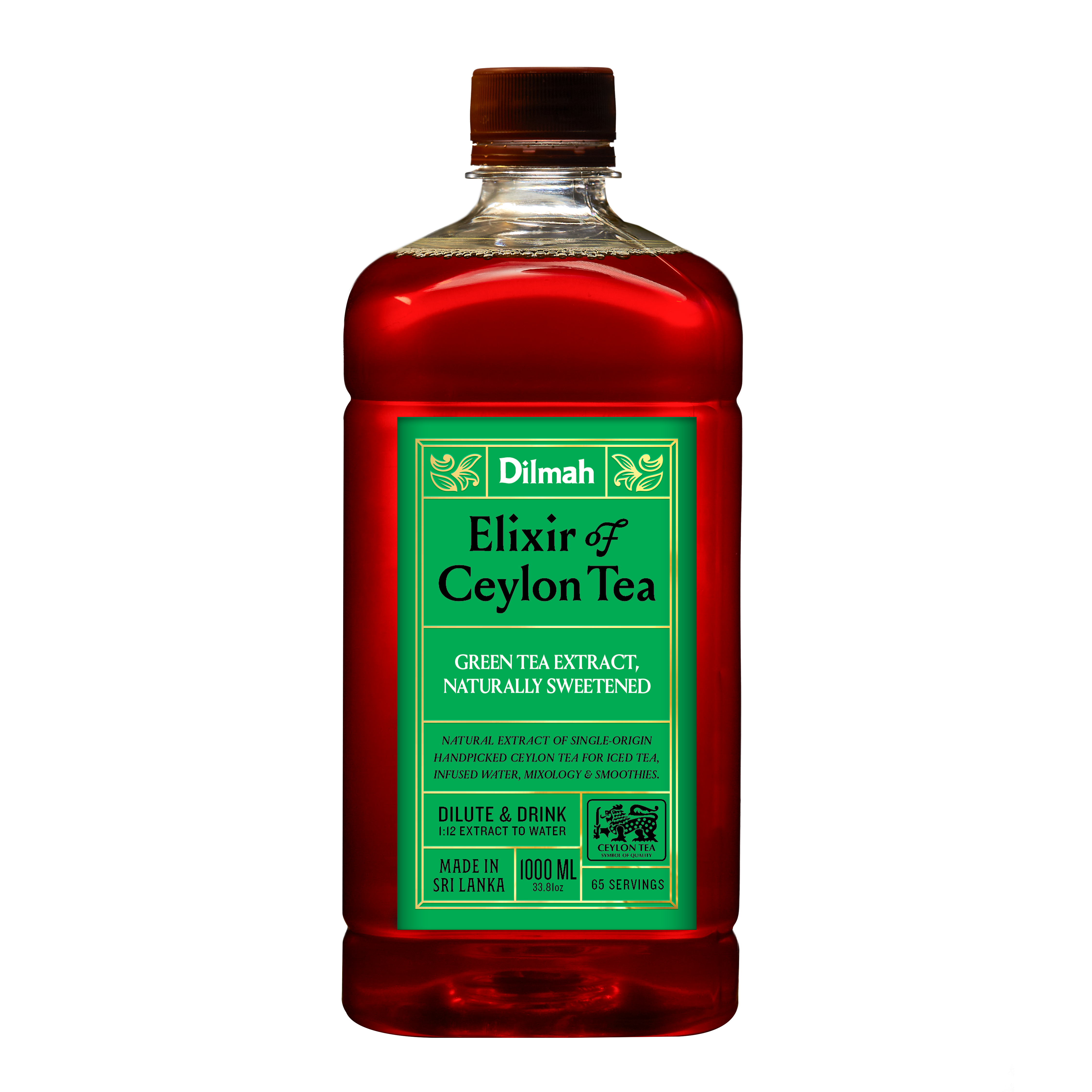 Elixir concentrado de Te Verde Dilmah 1 lt