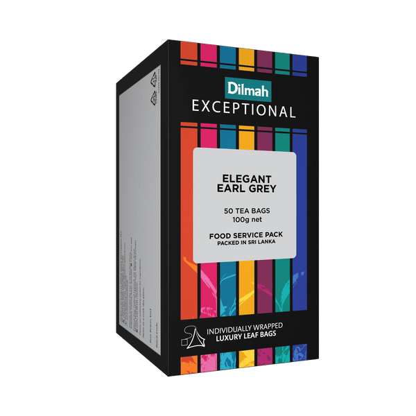 Dilmah Exceptional Elegant Earl Grey té negro de Ceylán con bergamota