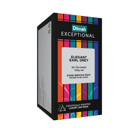 Dilmah Exceptional Elegant Earl Grey té negro de Ceylán con bergamota