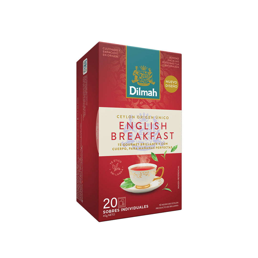 20 Bolsitas Té Negro English Breakfast Dilmah