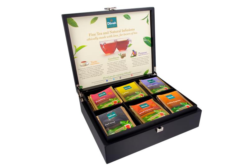 Presentador Madera Cerrado 6 Posiciones Dilmah