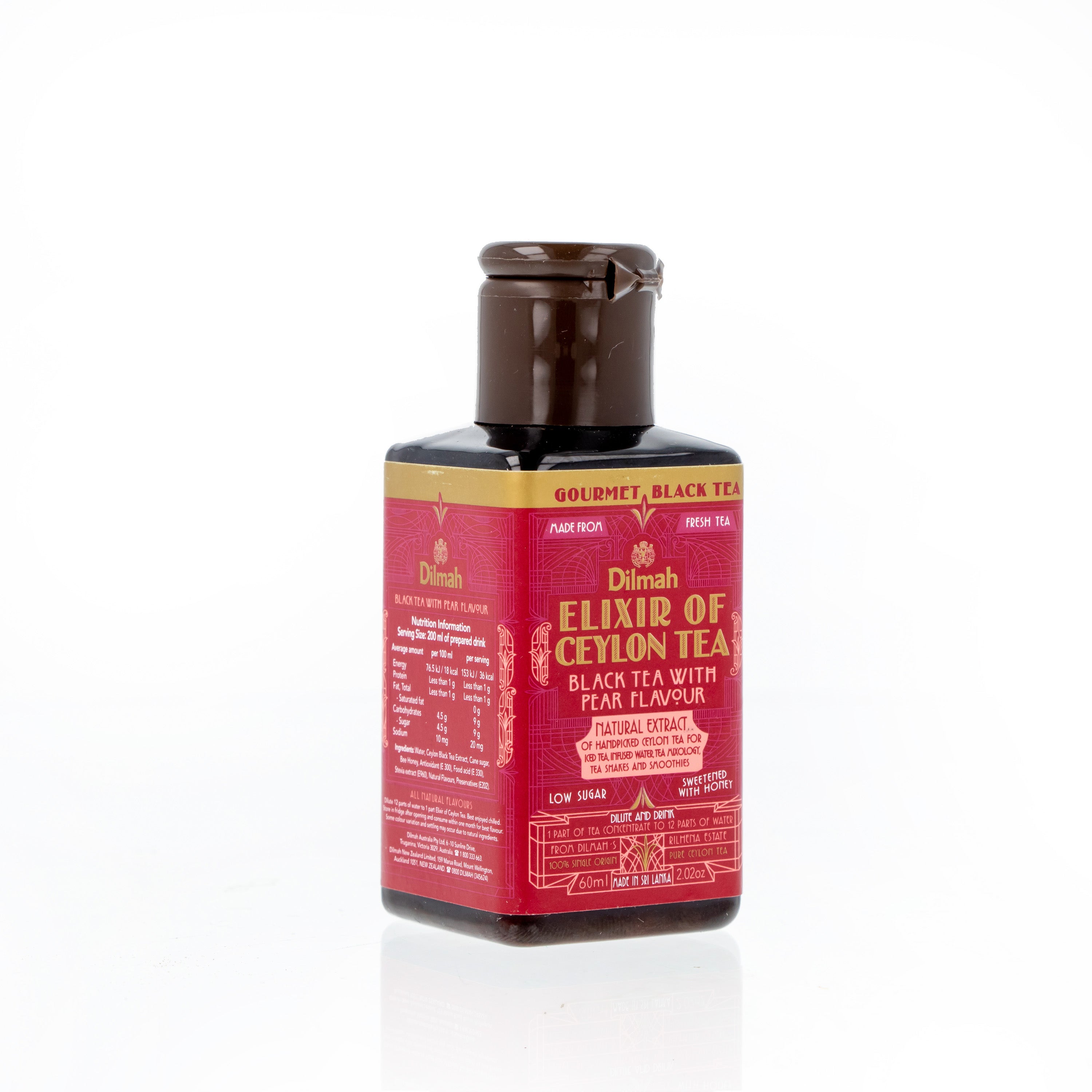 Elixir concentrado de Te Negro Pera Dilmah 60 ml