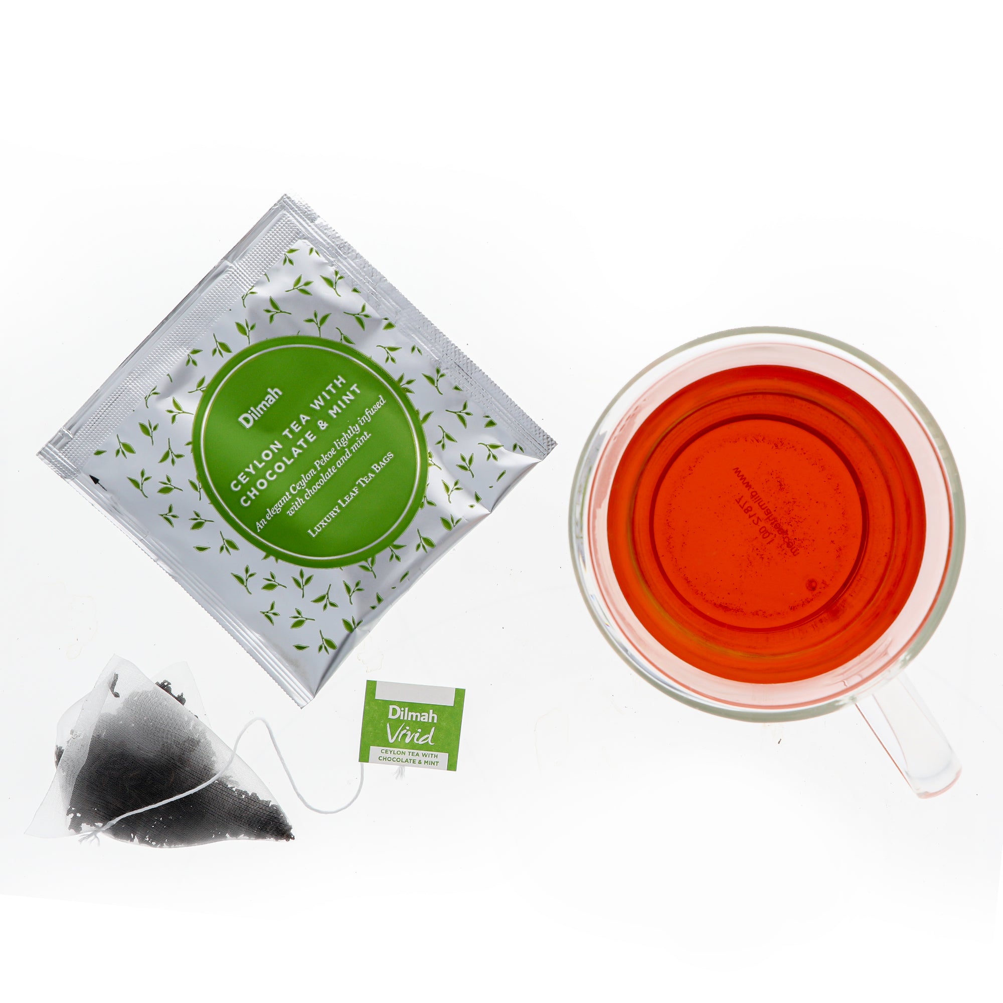 50 Bolsitas Te Negro Ceylon Chocolate Mint Vivid Dilmah