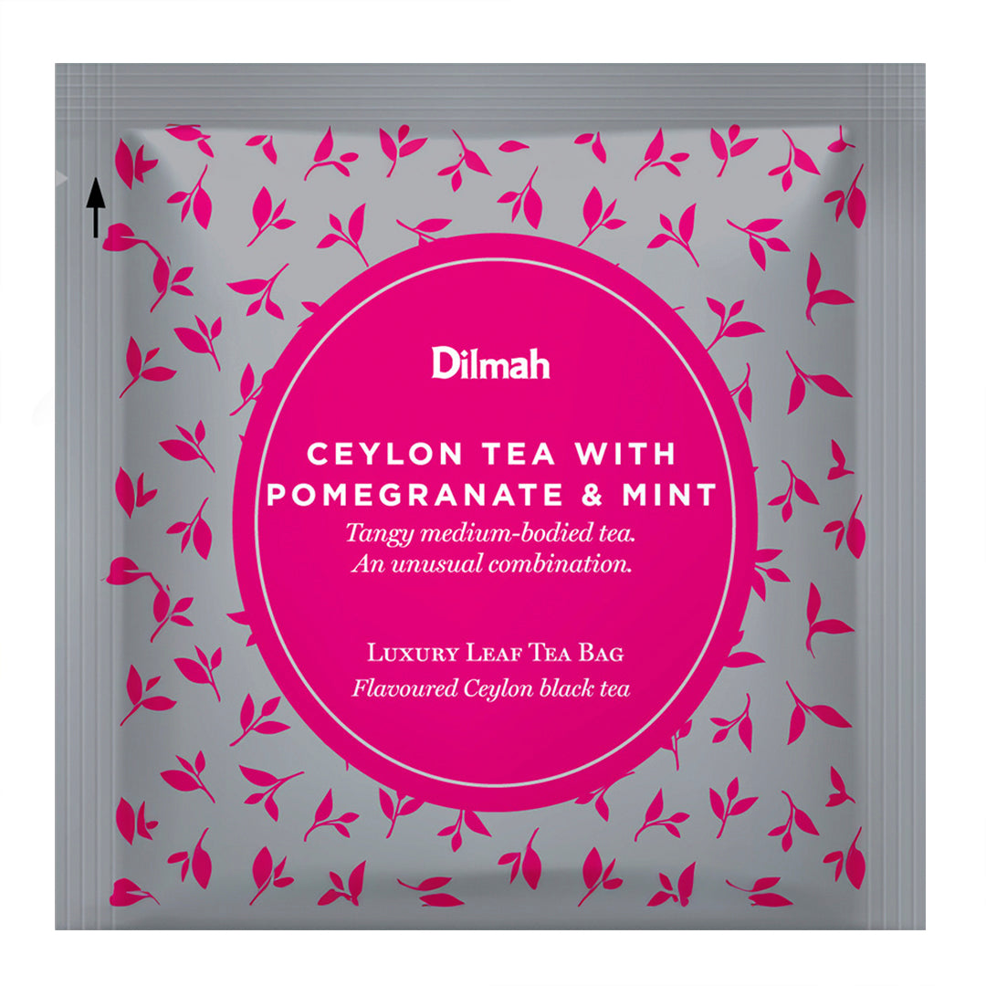 50 Bolsitas Te Negro Ceylon Granada y Menta Vivid Dilmah