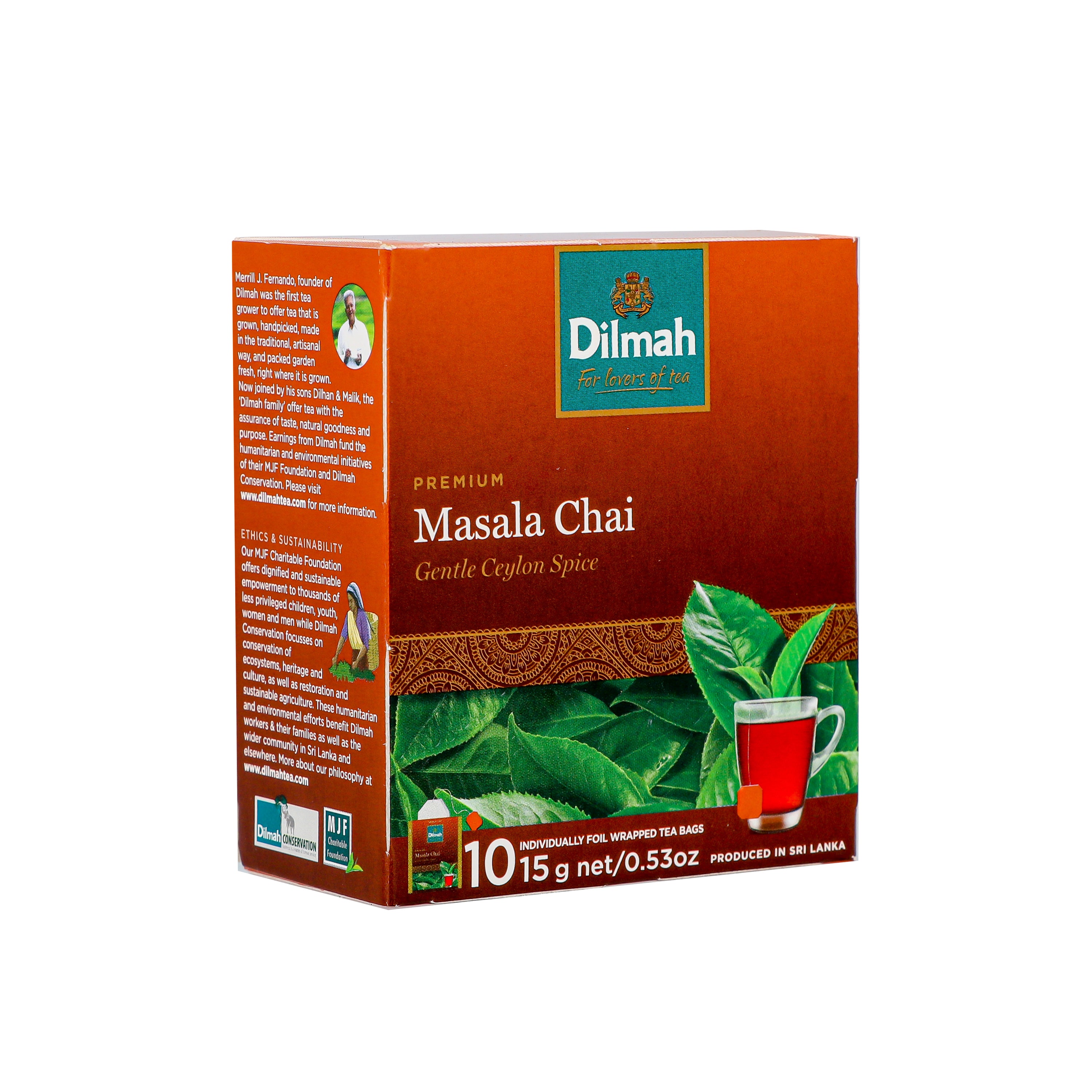 10 Bolsitas Te Negro Masala Chai Dilmah