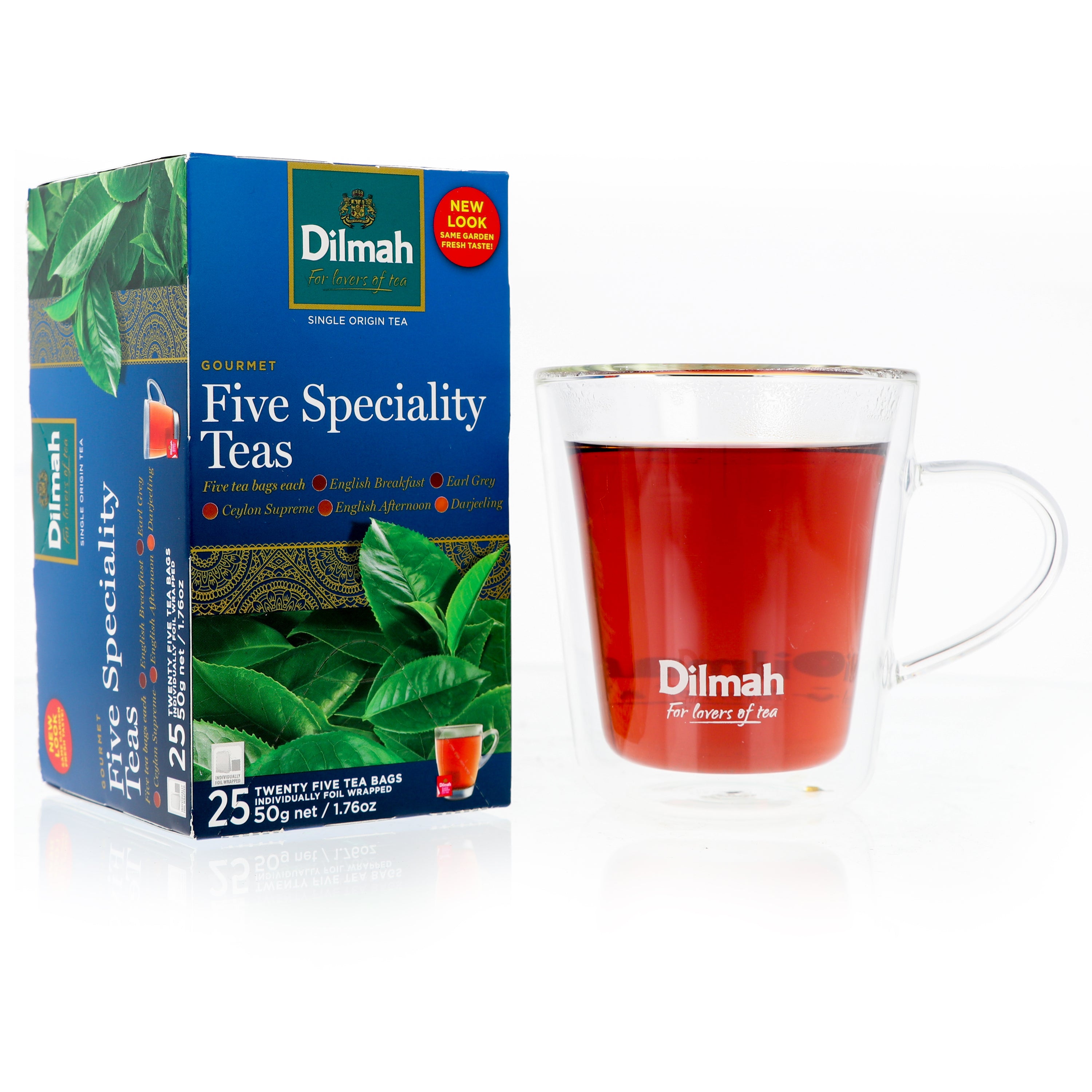 25 Bolsitas Te Negro Surtido Gourmet Dilmah