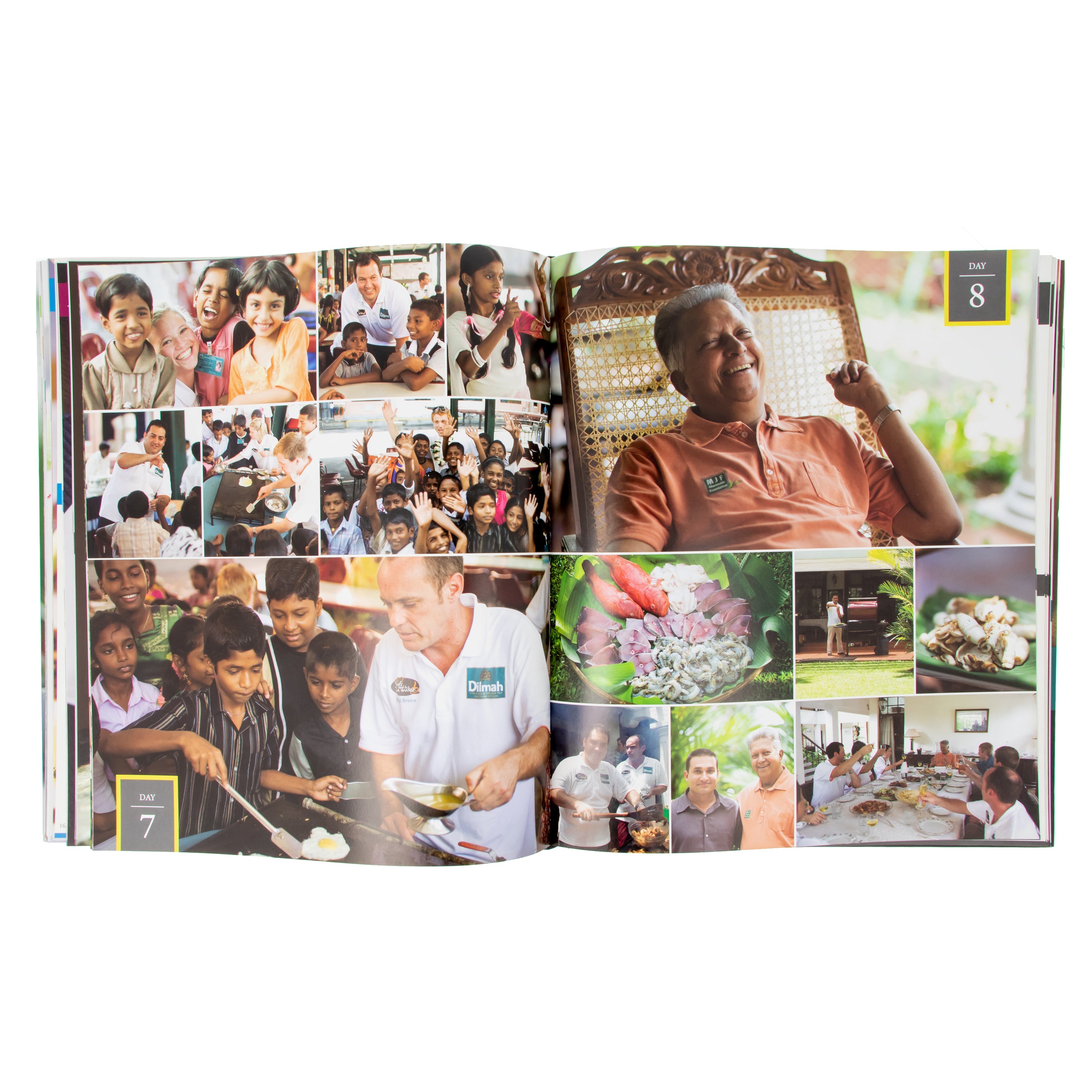 Libro abierto fotos Dilmah Tea Inspired Cuisine & Beverages