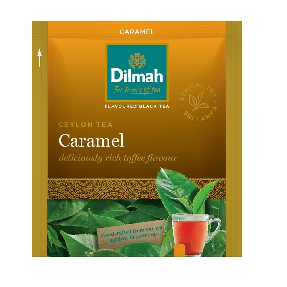 25 Bolsitas Te Negro Caramelo Dilmah
