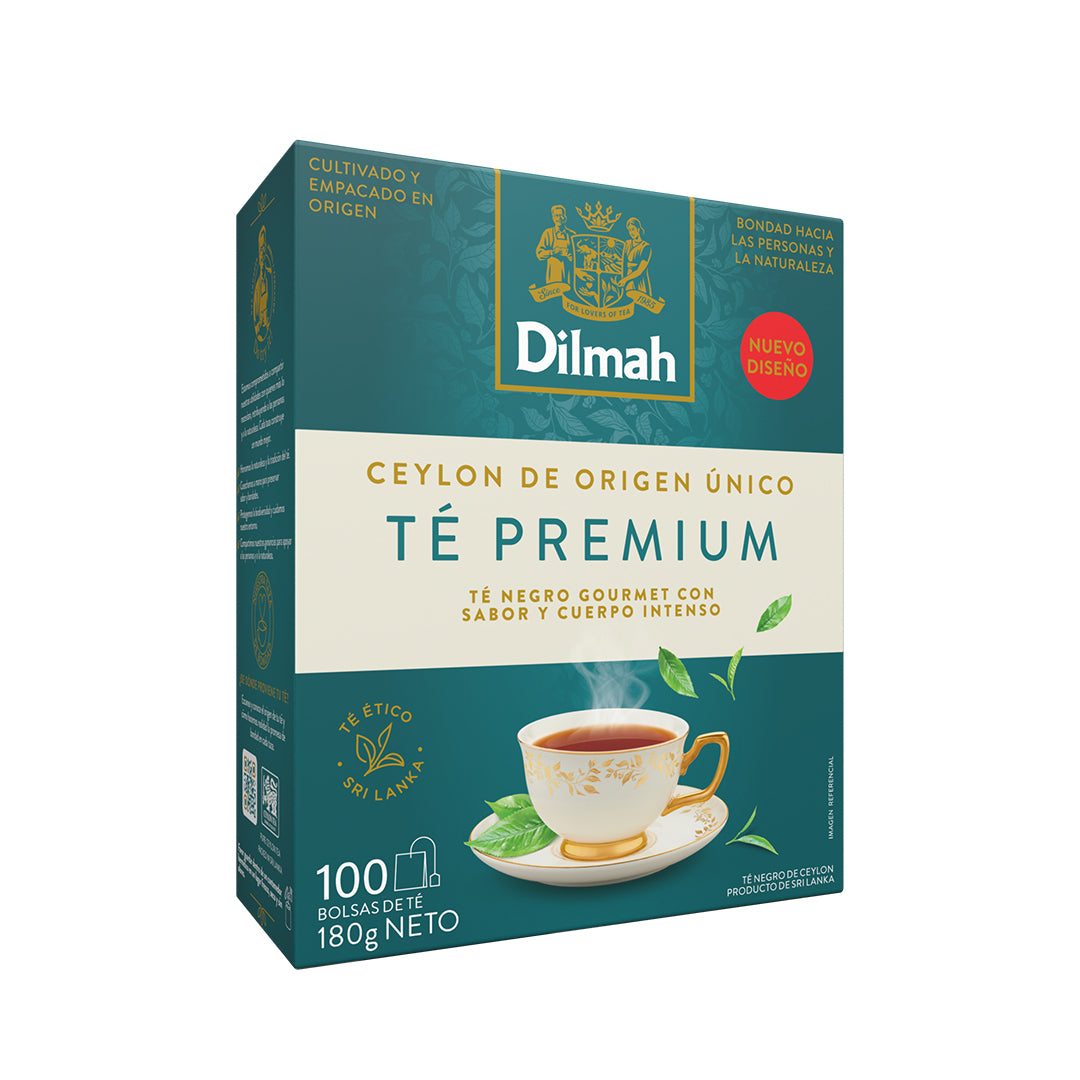 100 Bolsitas Te Negro Ceylon Pure Premium Dilmah