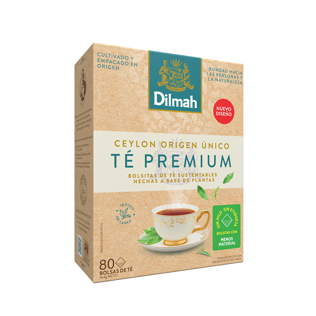 80 bolsitas Te Dilmah Premium sustentable