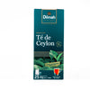 20 Bolsitas Te Negro Ceylon Pure Premium Dilmah